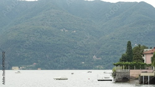 Wallpaper Mural View of Lake Como from the shore of Laglio and Cernobbio Torontodigital.ca