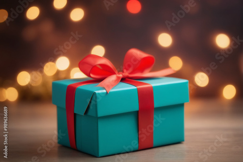 Wallpaper Mural gift box with ribbon Torontodigital.ca