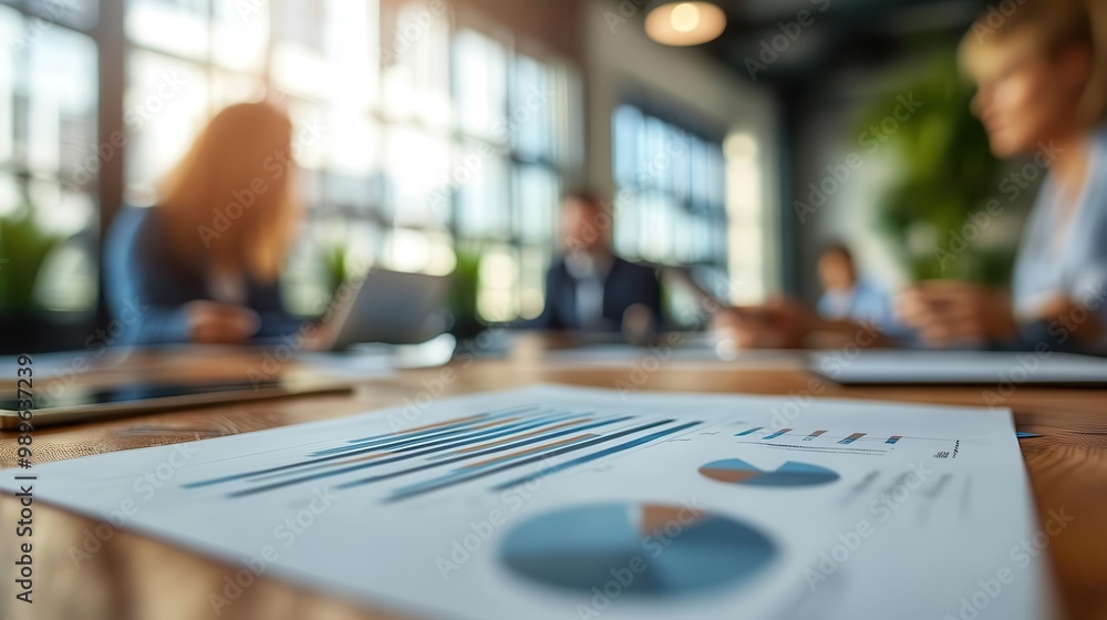 Economic analysis in a meeting with professionals discussing trends, professional environment, sharp focus, bright lighting Economic analysis in a meeting with professionals discussing trends, professional environment, sharp focus, bright lighting