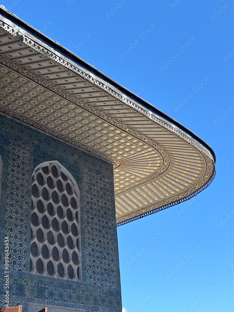 mesquita árabe arabesco istanbul islã islâmico palácio dourado azulejo