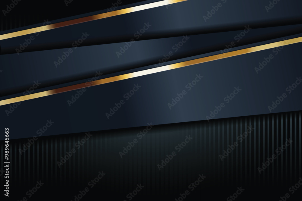 Dark blue background with gold stripes, perfect for modern designs. Dark blue background with gold stripes, perfect for modern designs.