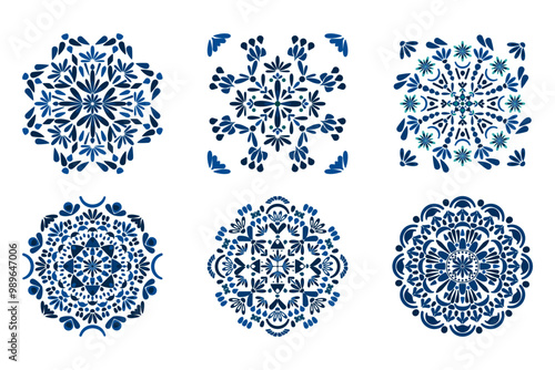 Pattern vector illustration Calm and elegant artwork with blooming flowers in bright, delicate hues. Seamless traditional design pattern for prints, fabrics, backgrounds, rugs, wallpapers, textiles.