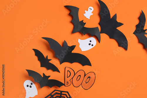 Paper bats with ghosts and ...