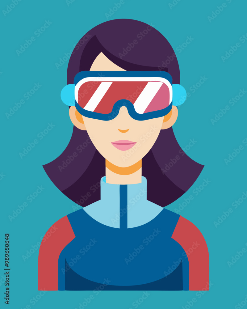 woman with goggles for metaverse
woman with goggles for metaverse