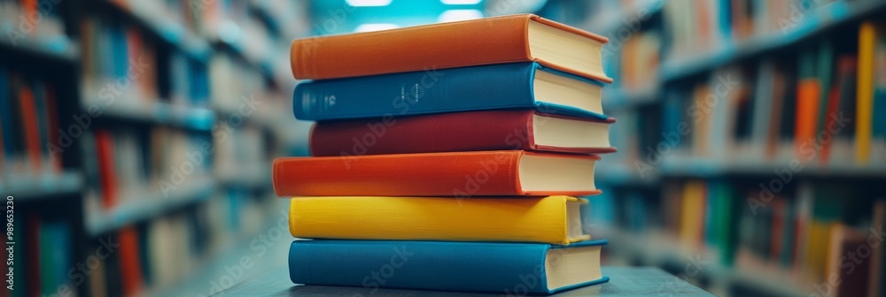 Vibrant business books, hazy library backdrop, knowledge and inspiration, a gateway to professional growth and learning. Vibrant business books, hazy library backdrop, knowledge and inspiration, a gateway to professional growth and learning.