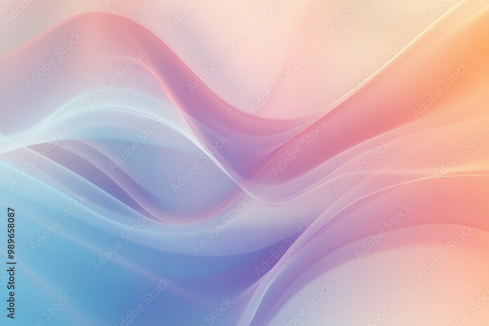 Abstract Pastel Swirls with Blurred Edges Abstract Pastel Swirls with Blurred Edges