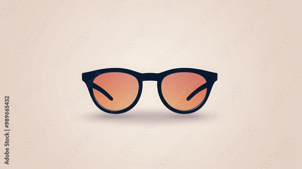 Elegant logo design featuring round glasses on a clean white background, embodying simplicity and modern style. Elegant logo design featuring round glasses on a clean white background, embodying simplicity and modern style.