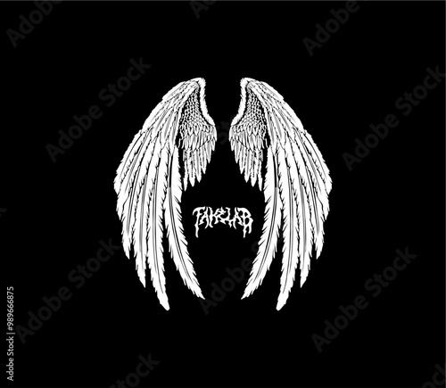 Illustration vector graphic of lettering, perfect for t-shirts design, clothing, hoodies, etc.