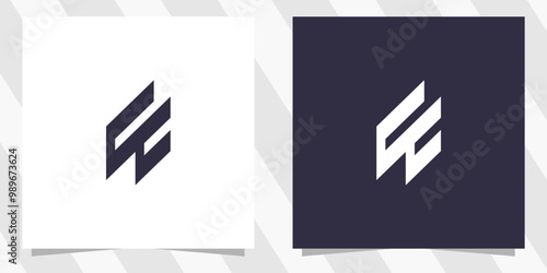 letter e logo design vector