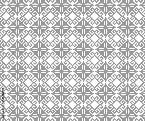 Abstract geometric pattern. Seamless geometric pattern. Geometric circle pattern