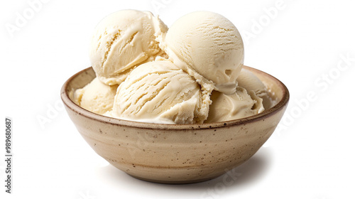 ice cream in a bowl