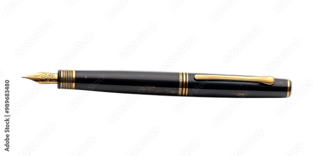 Classic Old Pen Isolated On transparent Background Classic Old Pen Isolated On transparent Background