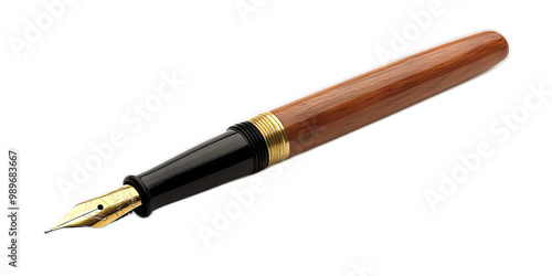 Classic Old Pen Isolated On transparent Background 