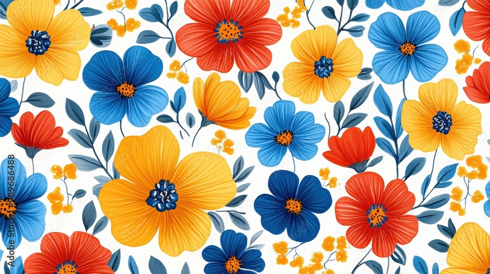 Bold Filipino piña fabric-inspired floral pattern Bold Filipino piña fabric-inspired floral pattern