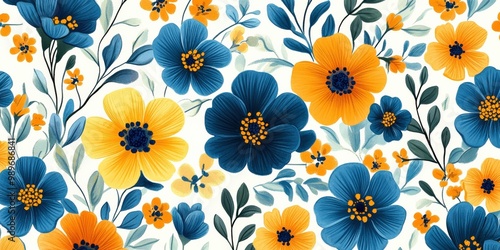 Bold Filipino piña fabric-inspired floral pattern