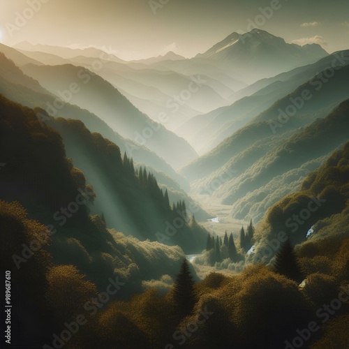  view of mountain forest in Dilijan National Park