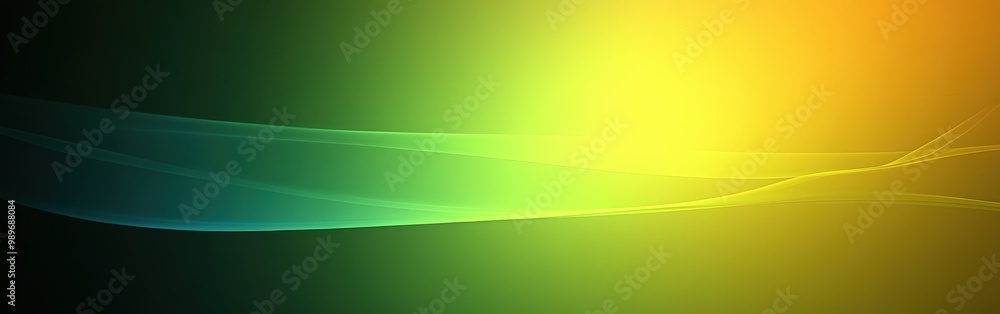Smooth gradient of green and yellow softly blending into a flowing transition Smooth gradient of green and yellow softly blending into a flowing transition