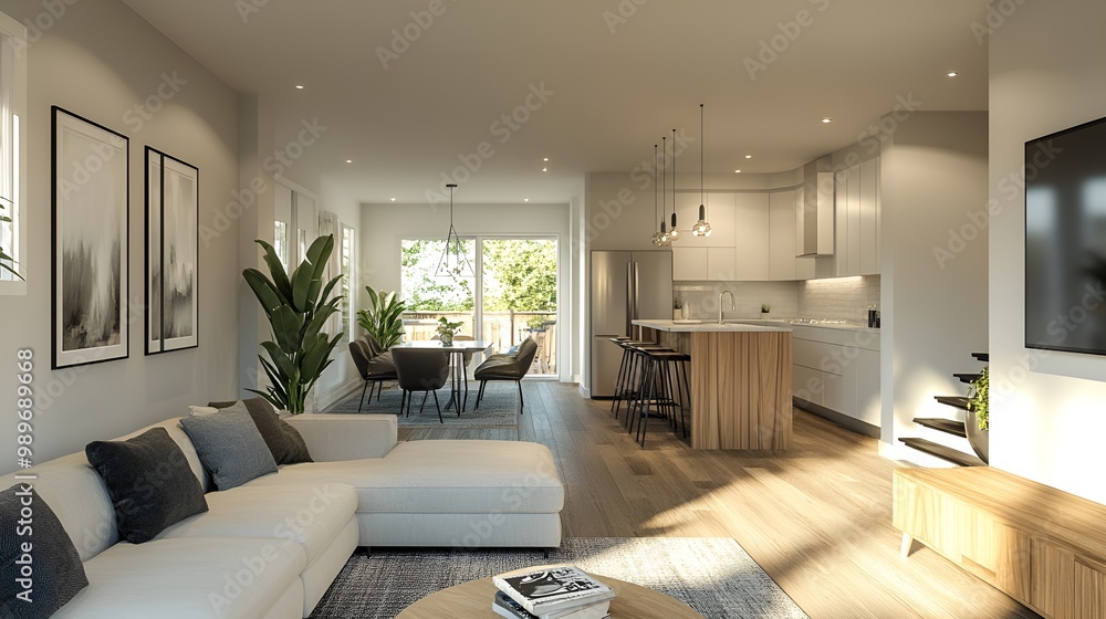 Fototapeta premium Sophisticated images of luxury penthouse living spaces with stunning designs