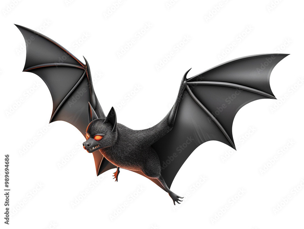 Fototapeta premium halloween bat isolated on transparent background