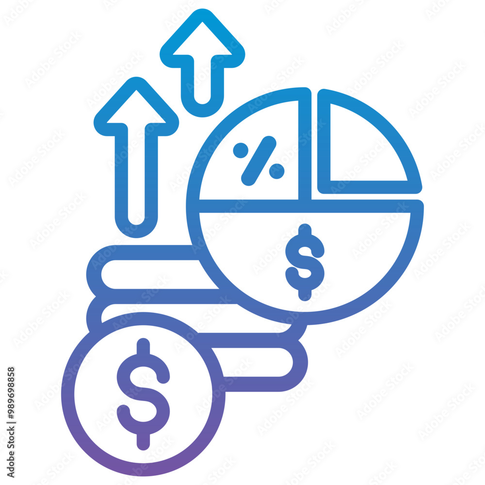 Profit Margin Icon Profit Margin Icon