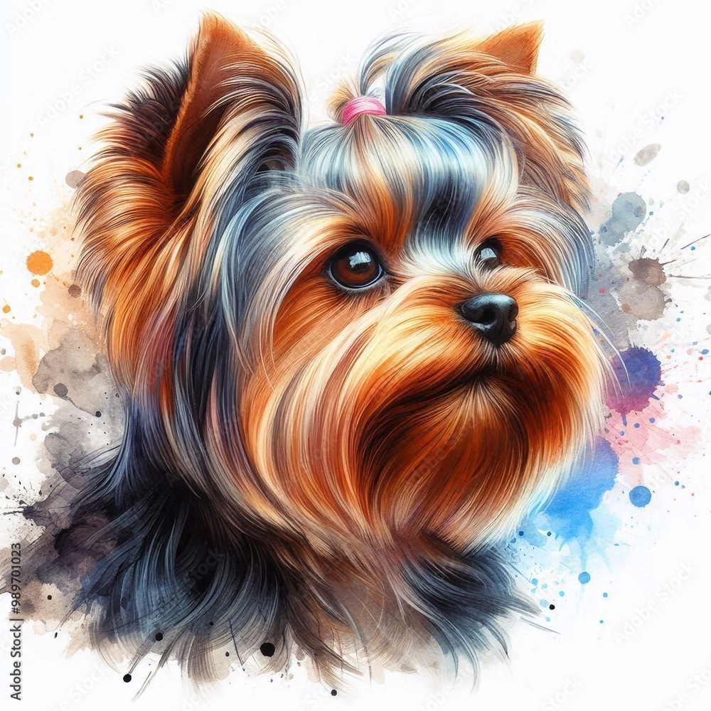 Naklejka premium Yorkshire Terrier