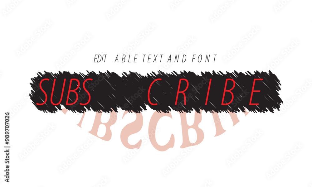 text effect subscribe text effect subscribe