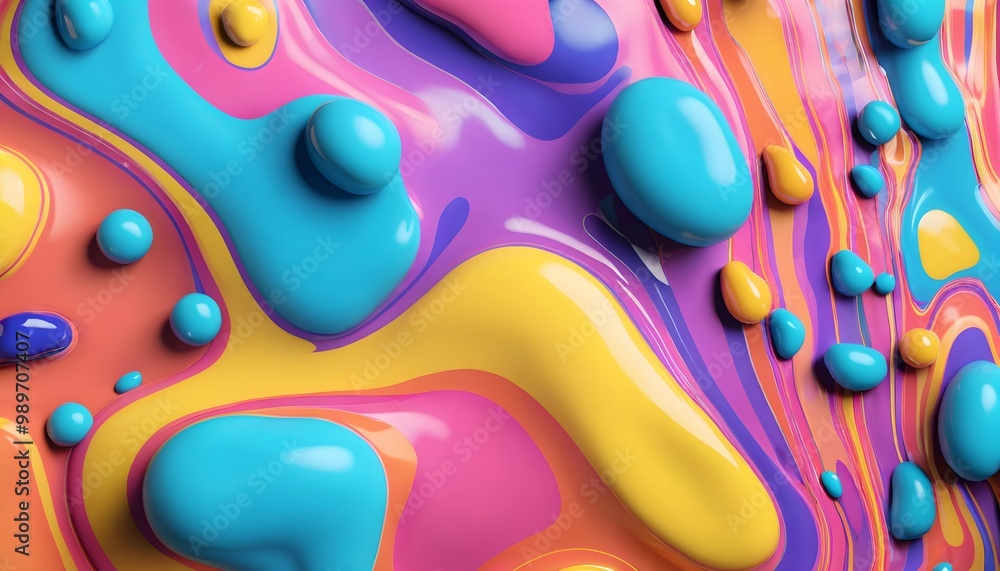 3D Liquid Movement Background 3D Liquid Movement Background