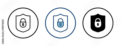 Security icon vector isolated on white background. protection icon. privacy. vpn
