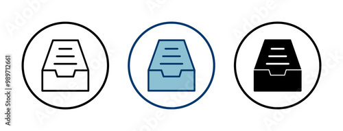 Archive folders icon vector isolated on white background. binders vector icon. Archive storage icon.