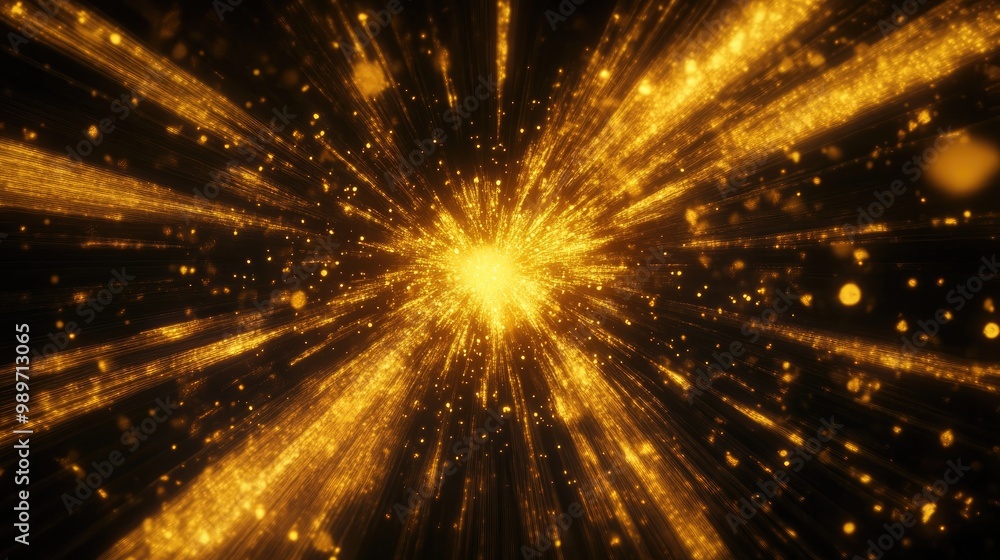 background with golden rays of light radiating from a black sky background background with golden rays of light radiating from a black sky background