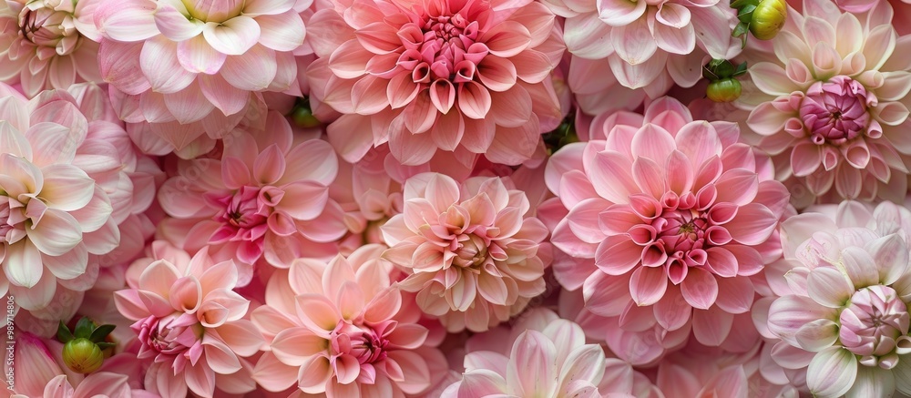 Rose Dahlia Is Very Tender And Beauty Rose Dahlia Is Very Tender And Beauty