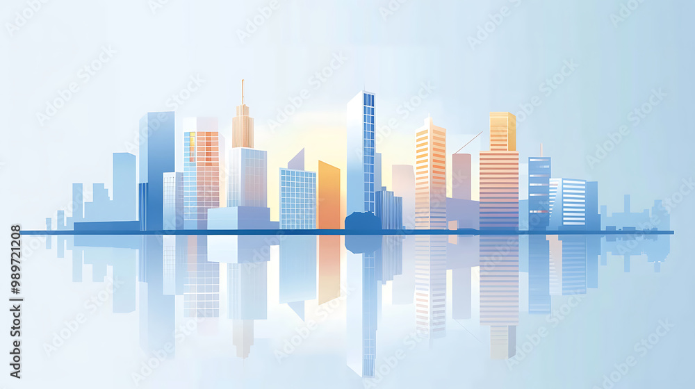city skyline illustration city skyline illustration