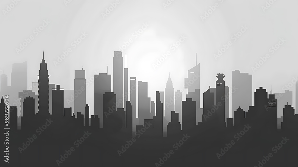 city skyline illustration city skyline illustration
