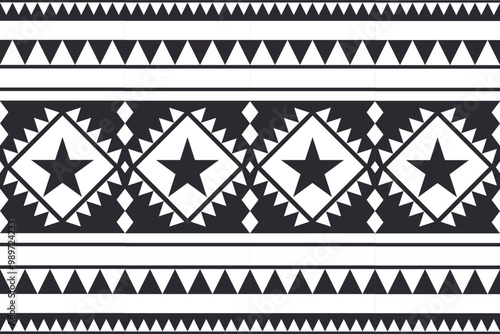 black and white pattern