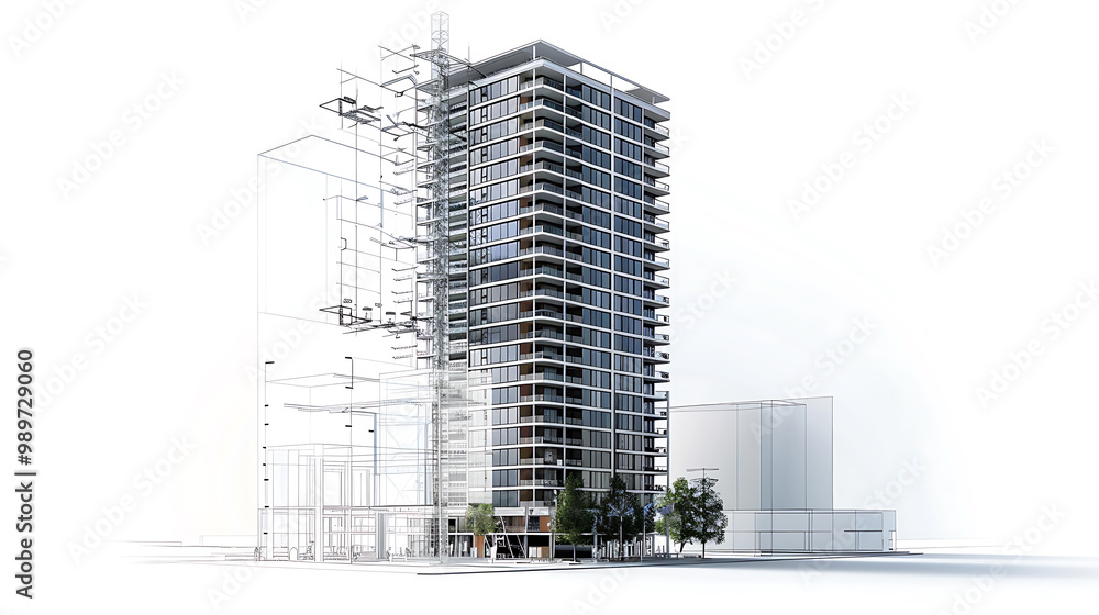 Fototapeta premium building blueprint