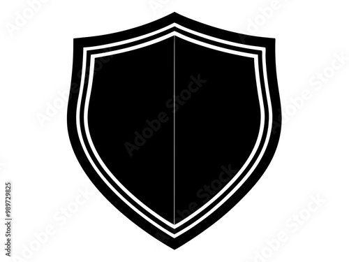 shiled shape  silhouette  vector, Protect shield security icons