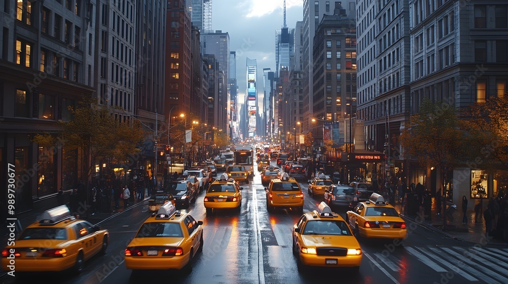 Pictures of crowded city streets with cars and pedestrians everywhere Pictures of crowded city streets with cars and pedestrians everywhere