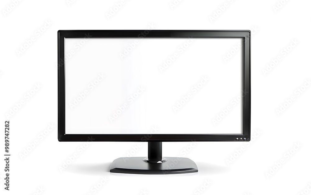 Monitor isolated on white background. 3D rendering. Monitor isolated on white background. 3D rendering.