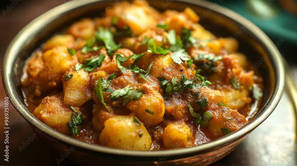 Homemade aloo Gobi sabzi .ai generative. Homemade aloo Gobi sabzi .ai generative.