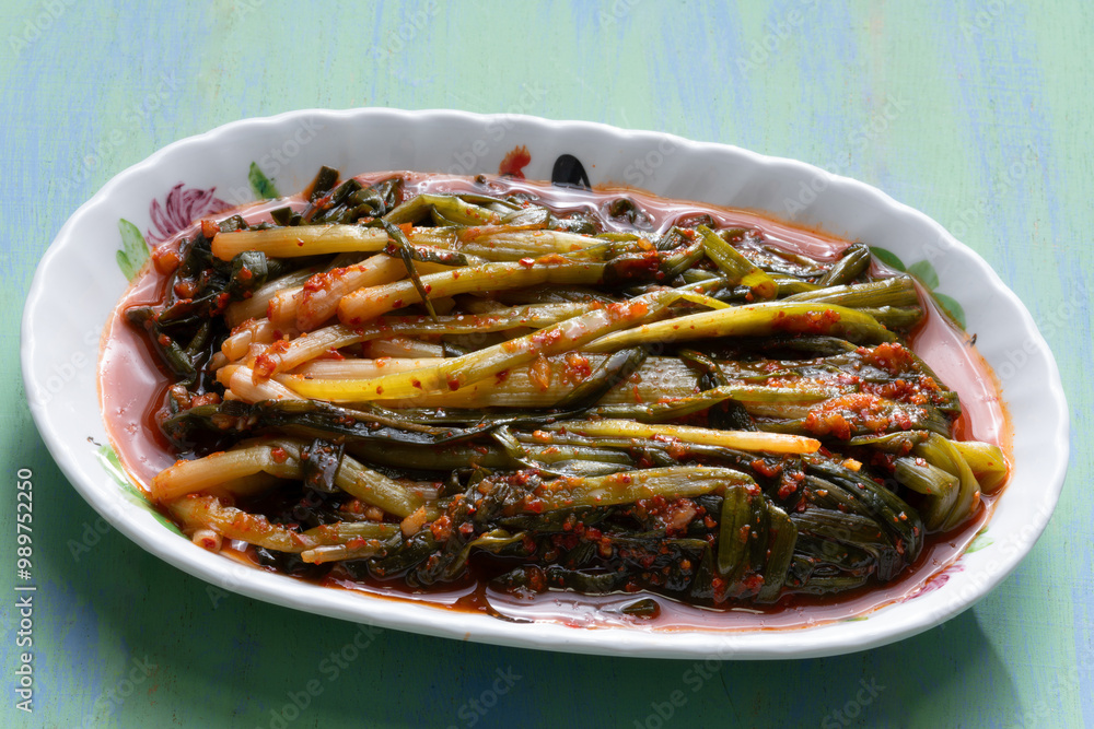 green onion kimchi, pa-kimchi