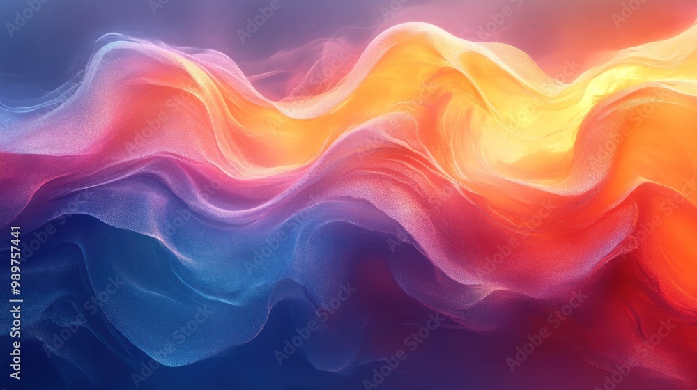 Fototapeta premium Abstract Art with Vibrant Colors