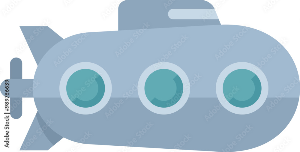 Grey submarine is traversing the ocean depths, offering a glimpse into underwater exploration Grey submarine is traversing the ocean depths, offering a glimpse into underwater exploration