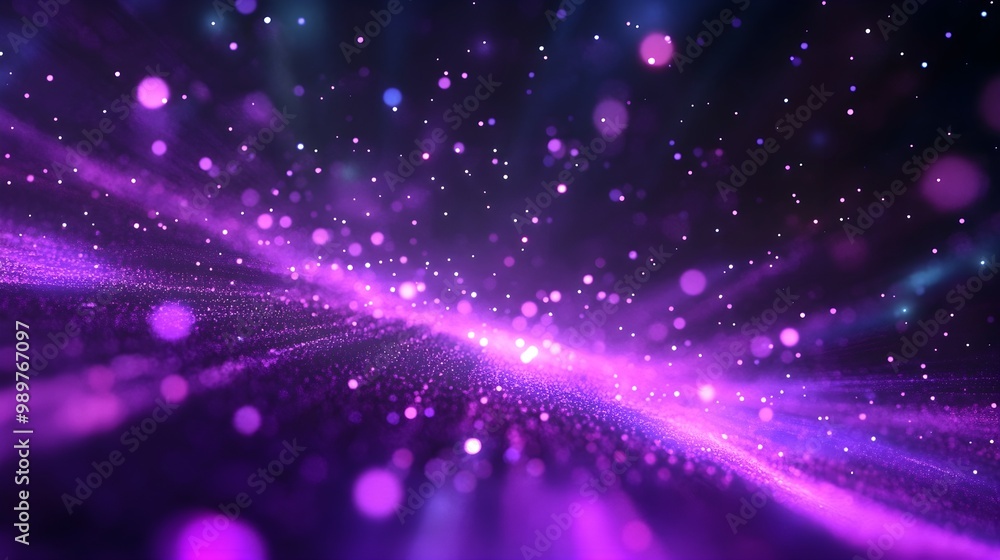 Dynamic laser lights create a captivating cosmic backdrop picture Dynamic laser lights create a captivating cosmic backdrop picture