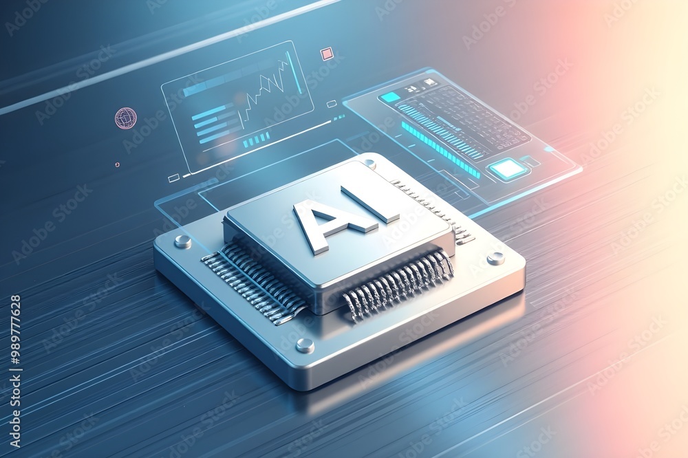 Illustrating the intricate connections of artificial intelligence within modern electronics. Illustrating the intricate connections of artificial intelligence within modern electronics.