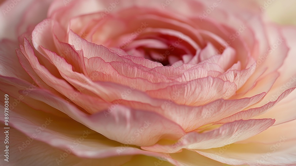 Close-up of Delicate Pink Flower Petals Close-up of Delicate Pink Flower Petals