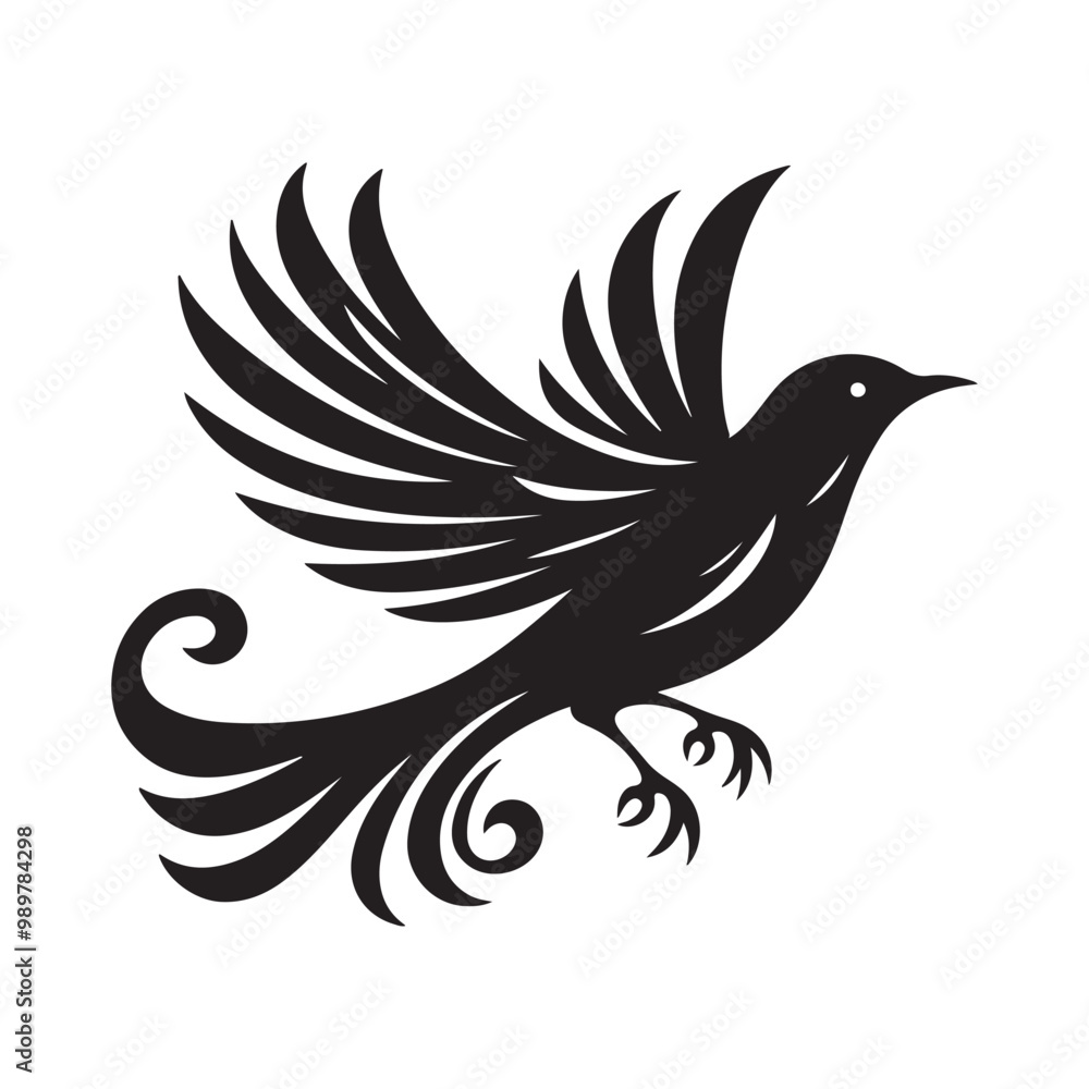 Obraz premium A Bird vector illustration for Logo and T-Shirt design