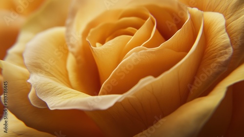 Close-up of a Peach Rose