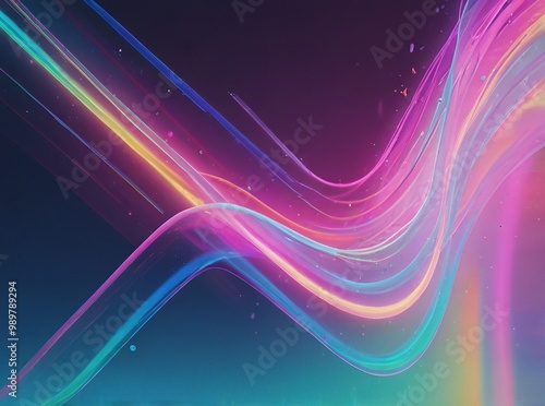 abstract background with glowing lines