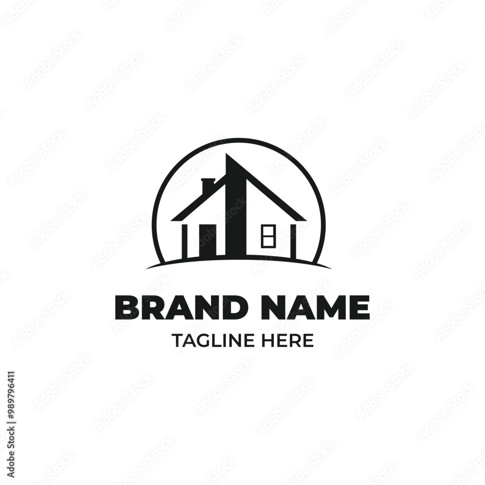 Fototapeta premium Logo of real estate, housing or residential