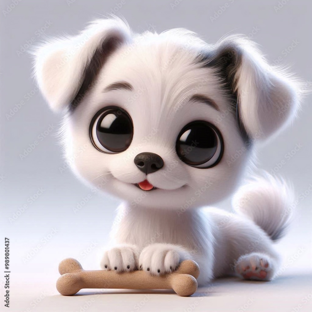 Obraz premium 3D niedlicher Welpe